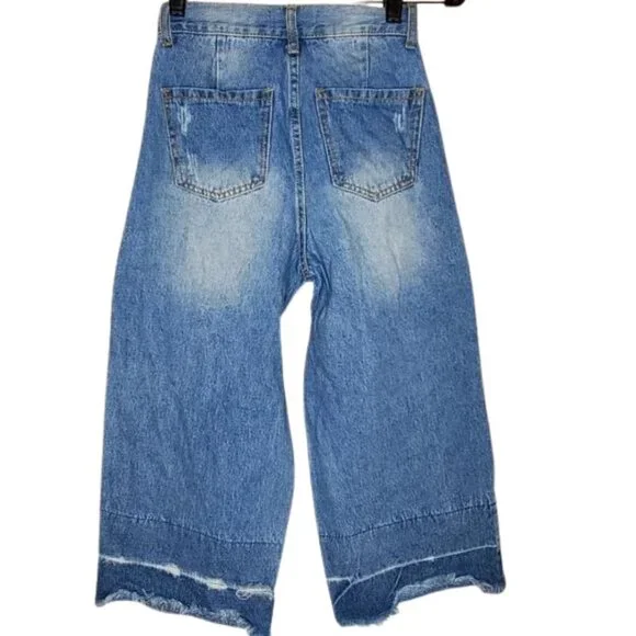 Great Smokey Cropped Wide Leg Jeans - Picture 4 of 4